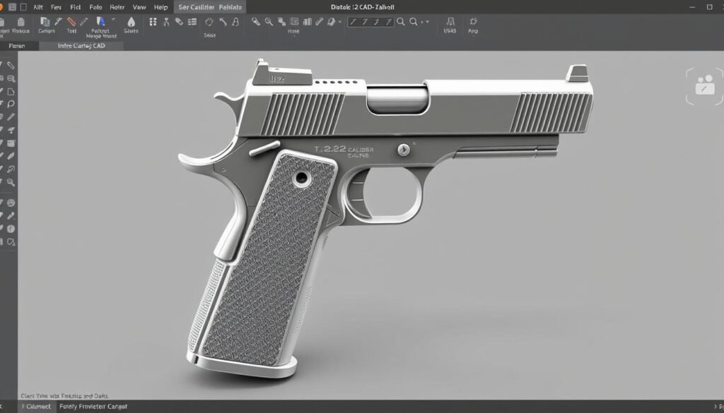 3D modeling gun